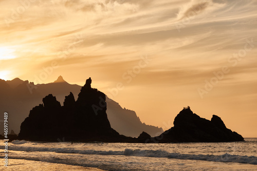 Between the Roques de Benijo and La Rapadura is one of the most beautiful virgin beaches in the north of the island  Benijo Beach. The black sand of this small beach in Tenerife and the landscape...