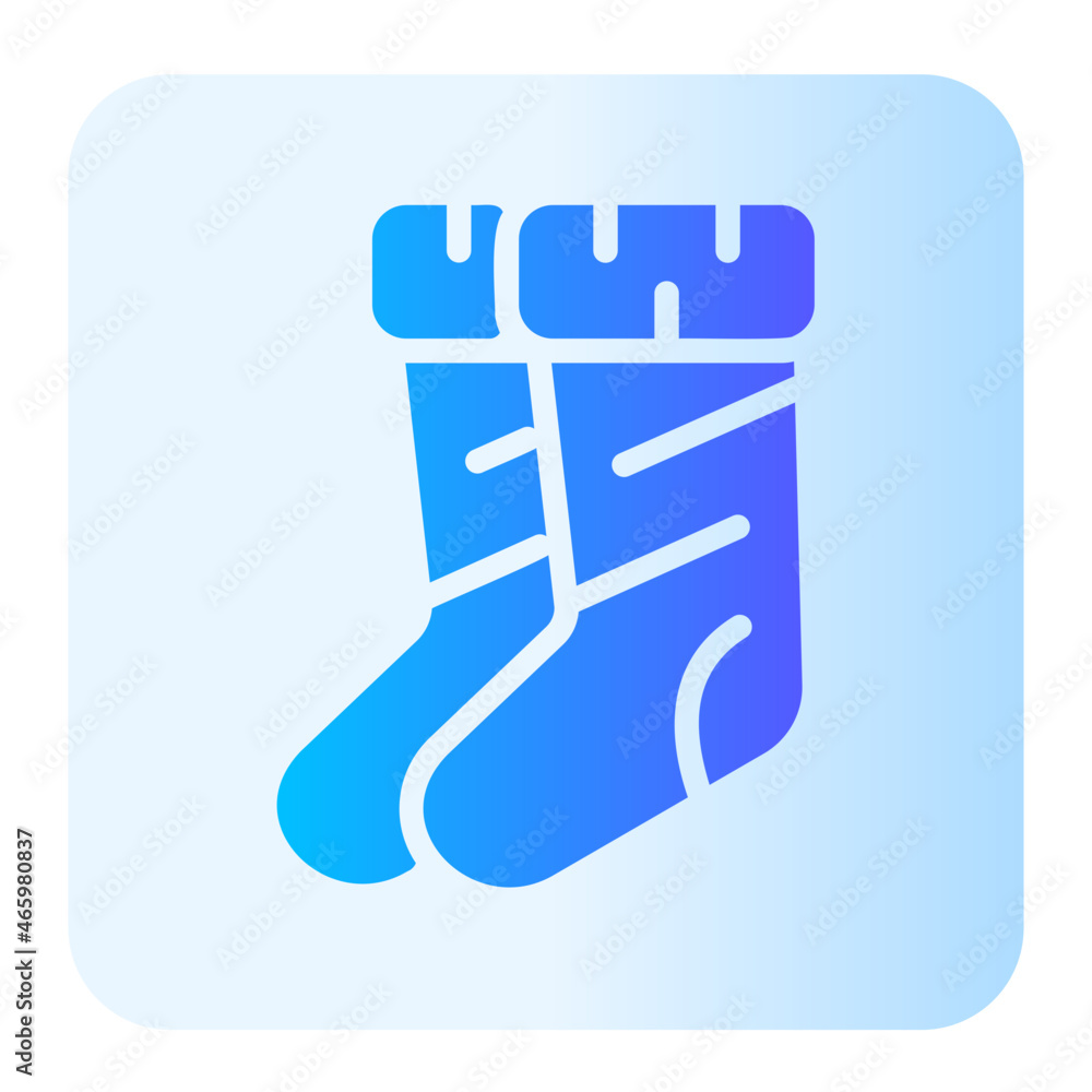 socks gradient icon socks gradient icon