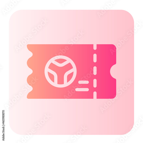 ticket gradient icon
