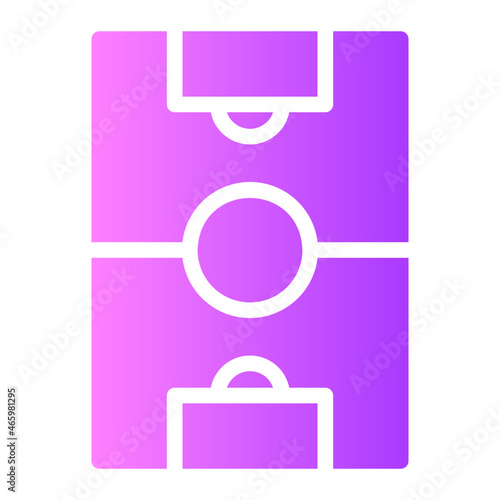 football field gradient icon