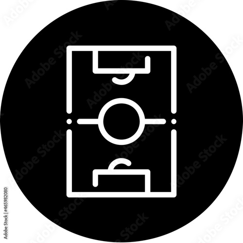 football field glyph icon