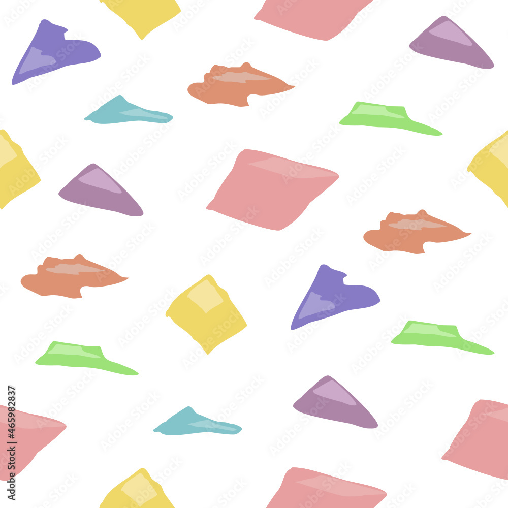 Colorful free-standing streak images, arranged on a white, black background. Colorful free-standing streak images, arranged on a white, black background.