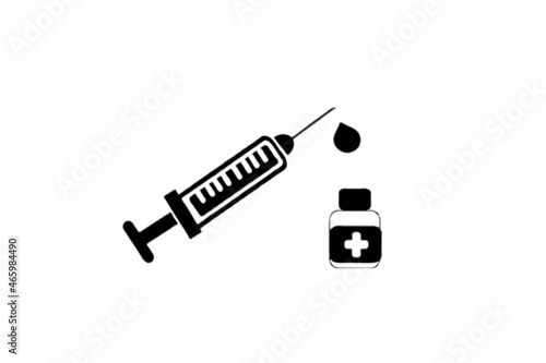 syringe icon vector illustration