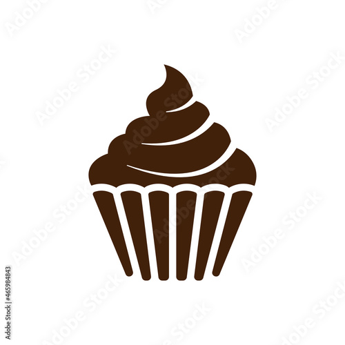cup cake icon design template vector