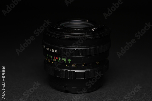 USSR Soviet Lens black
