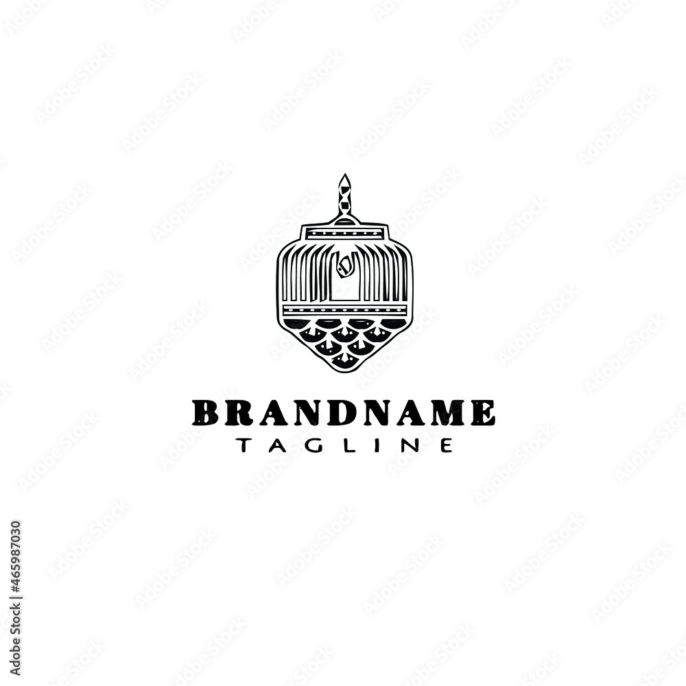 chandelier logo cartoon template icon design black isolated vector cute chandelier logo cartoon template icon design black isolated vector cute