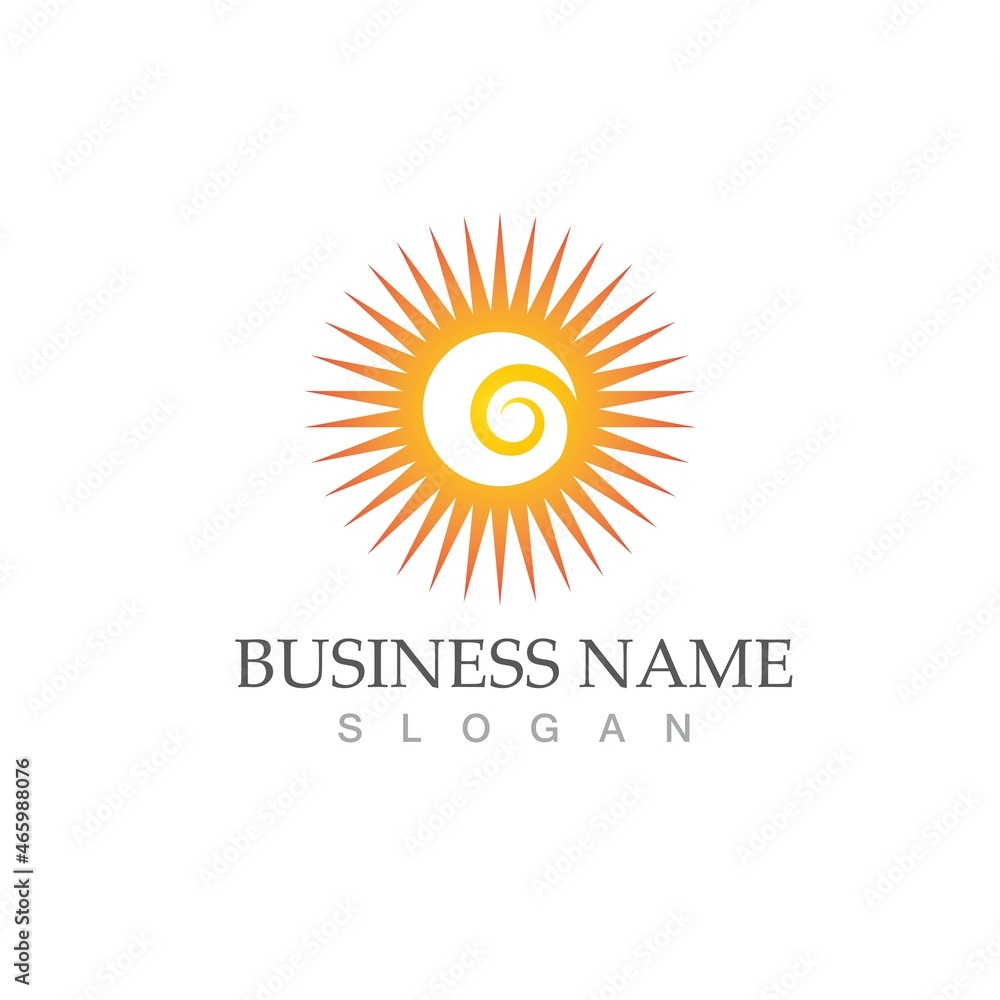 Fototapeta premium Sun Vector illustration Icon