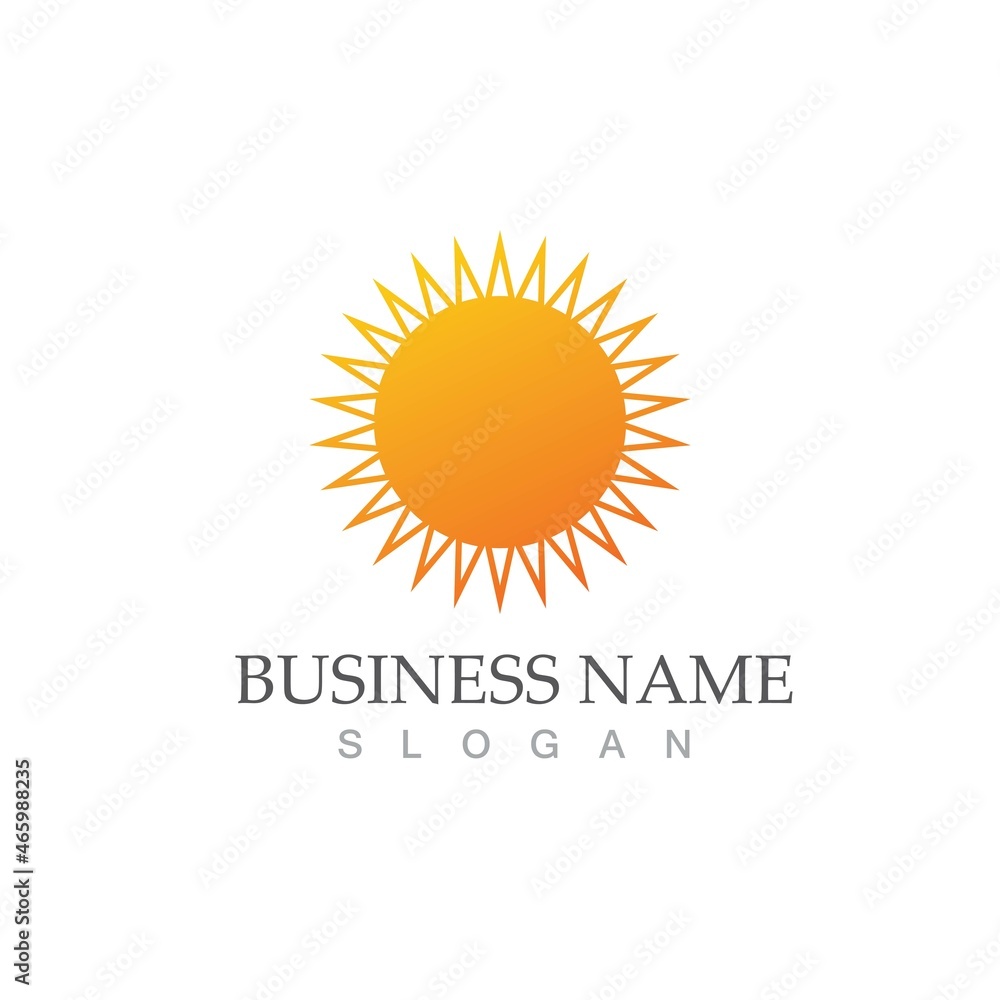 Fototapeta premium Sun Vector illustration Icon