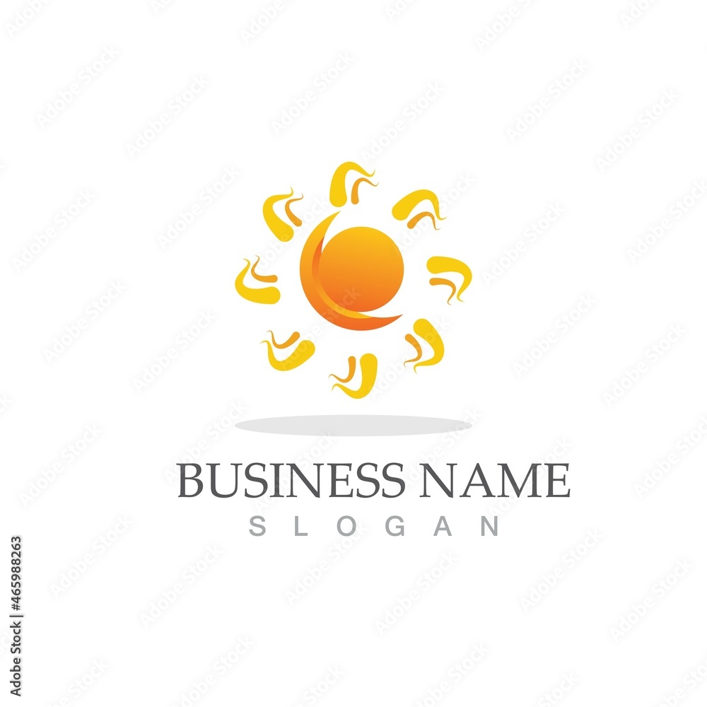 Fototapeta premium Sun Vector illustration Icon