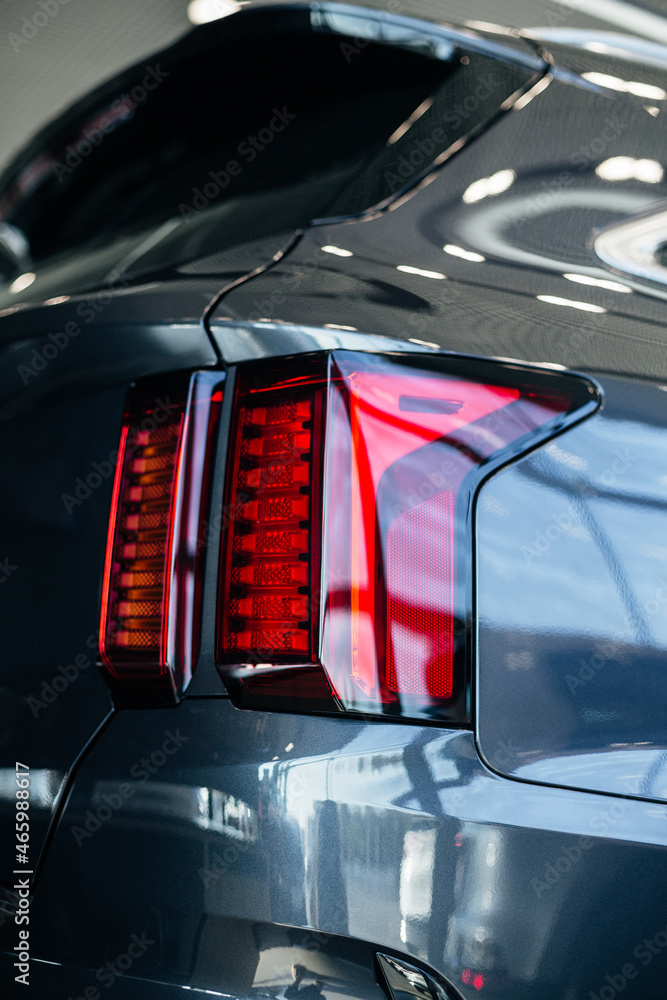 Obraz premium car headlight close up, beautiful car design