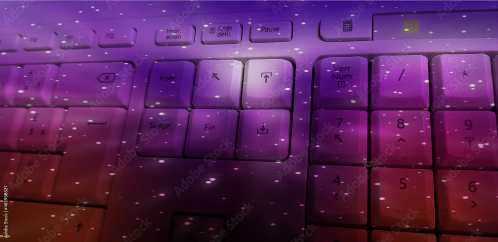 purple keyboard effect purple keyboard effect