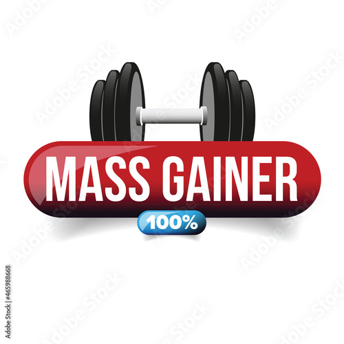Hundred percent Mass Gainer button