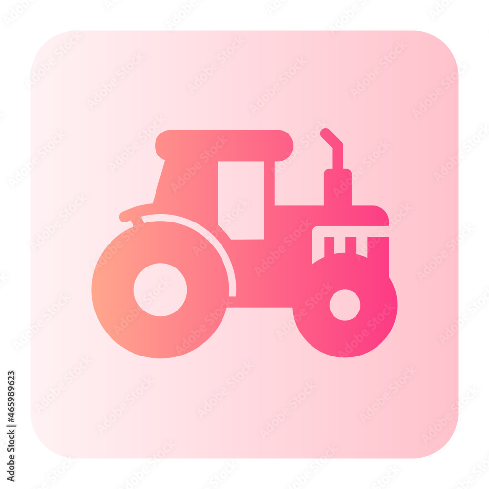 tractor gradient icon