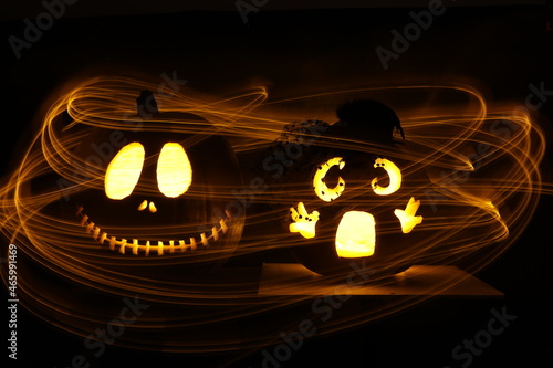 Pareja de calabazas