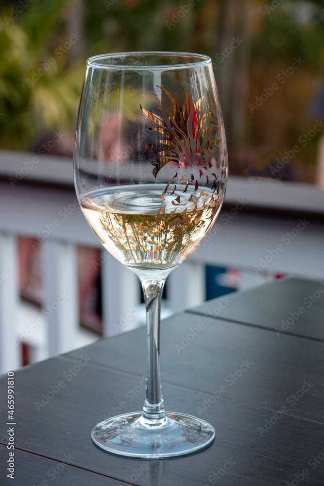 Obraz premium Relaxing Evening on the Deck