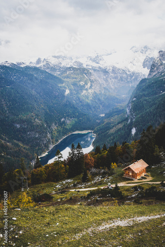 Beautiful shot of Gosausee Seeklausalm Austria photo