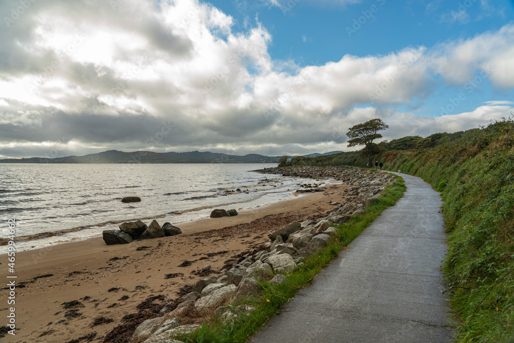 Coastal path between Buncrana in County Donegal. Coastal path between Buncrana in County Donegal.