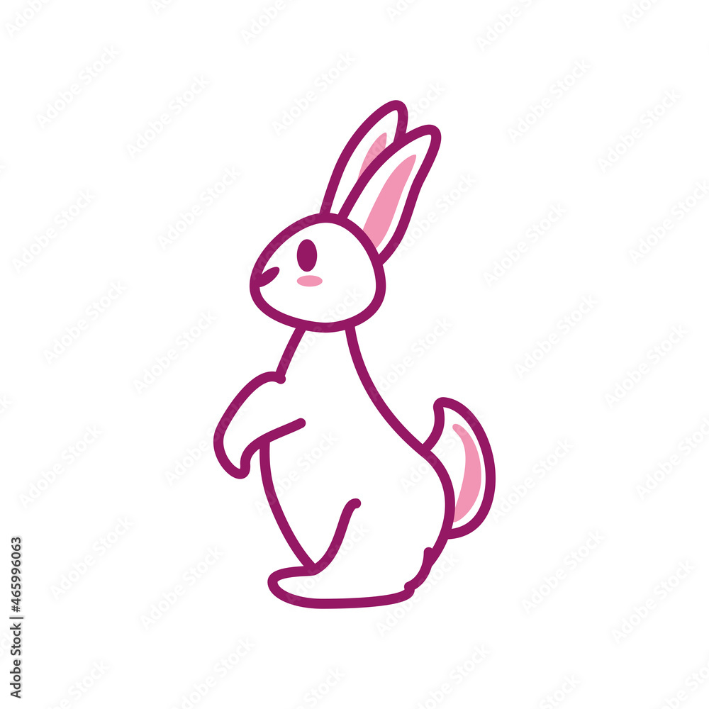 cute rabbit icon cute rabbit icon