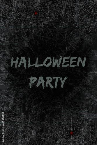 Halloween party dark background. 