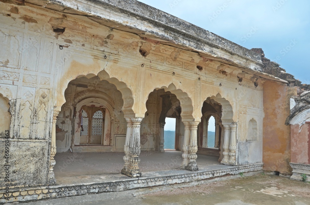 Exterior of bala fort ( palace) alwar rajasthan