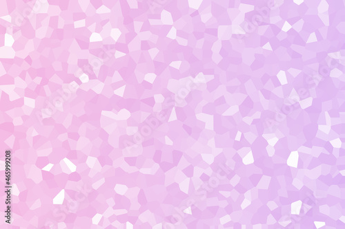 Mosaic crystal geometric shape texture background gradient pastel color.