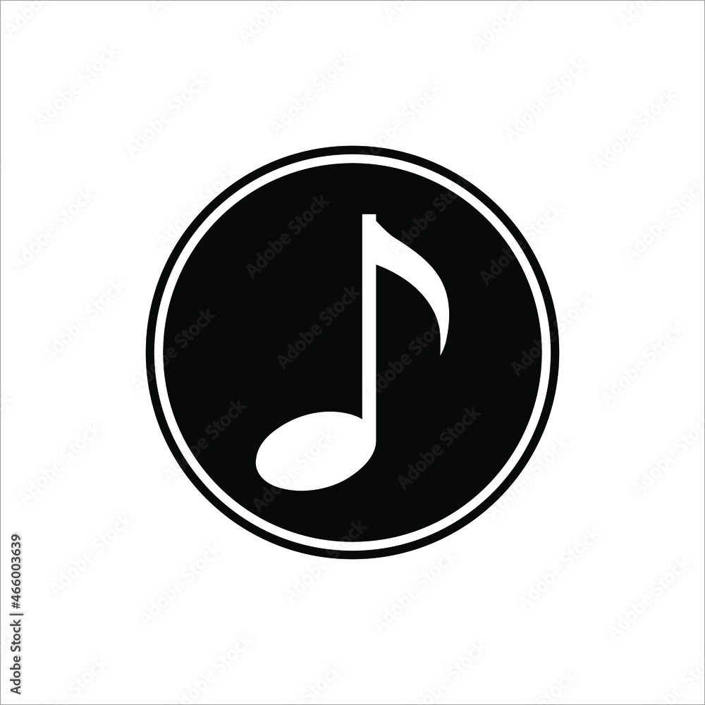 Music Notation Illustration for Icon, Symbol, Logo or Graphic Design Element. Vector Illustration Music Notation Illustration for Icon, Symbol, Logo or Graphic Design Element. Vector Illustration