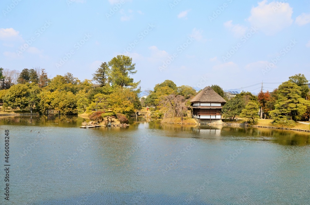 Obraz premium 旧津山藩別邸庭園（衆楽園）