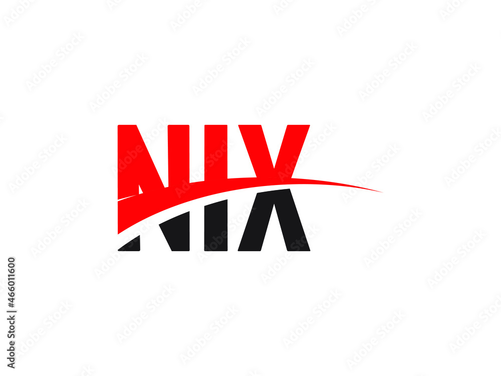 Fototapeta premium NIX Letter Initial Logo Design Vector Illustration