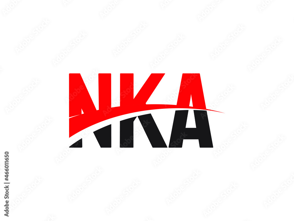 NKA Letter Initial Logo Design Vector Illustration NKA Letter Initial Logo Design Vector Illustration