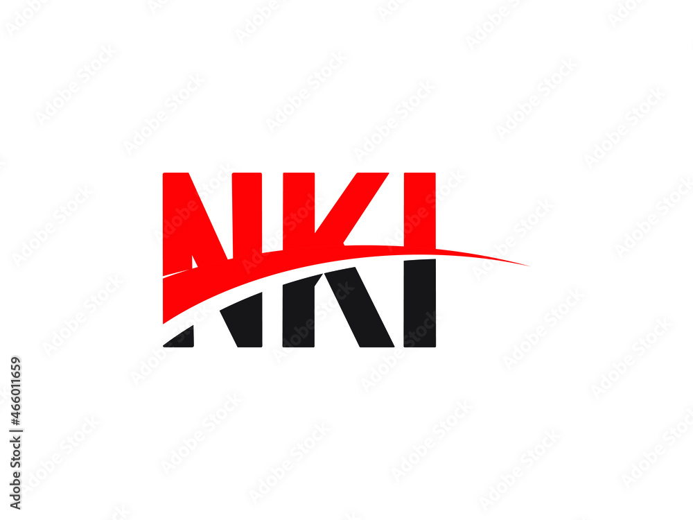 NKI Letter Initial Logo Design Vector Illustration NKI Letter Initial Logo Design Vector Illustration