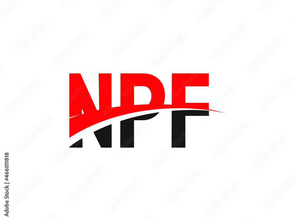 NPF Letter Initial Logo Design Vector Illustration NPF Letter Initial Logo Design Vector Illustration