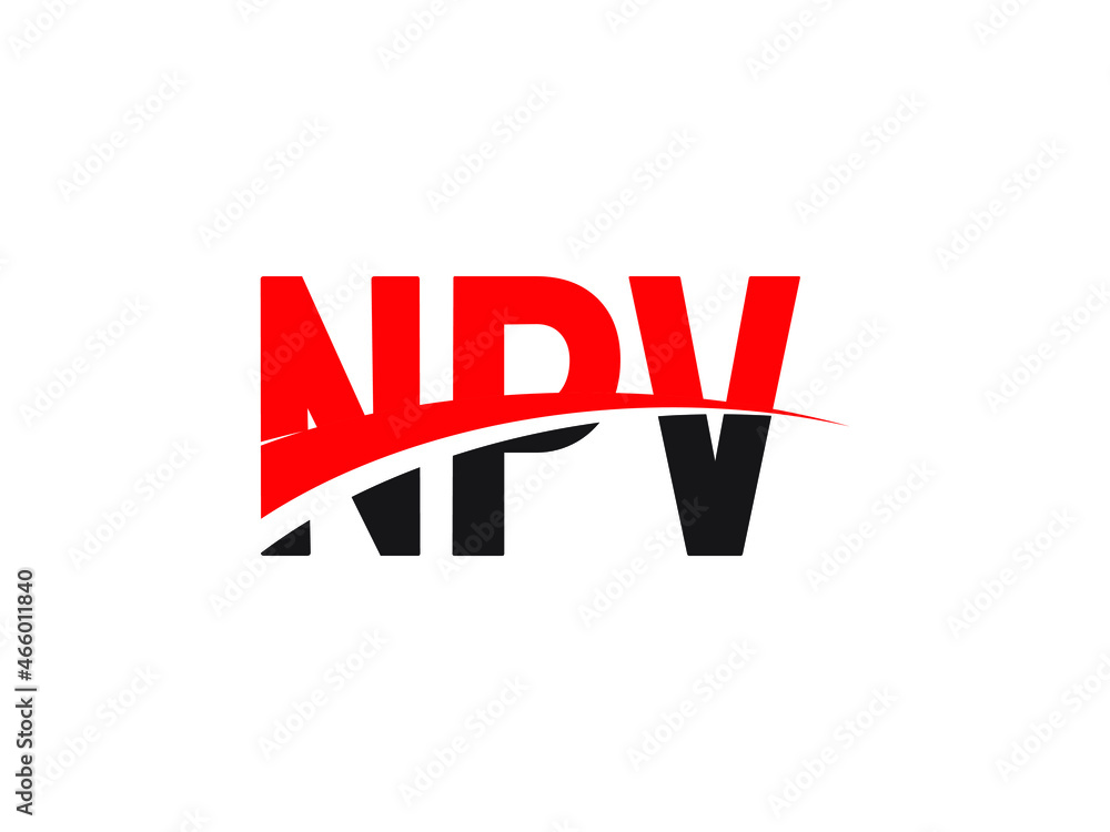 NPV Letter Initial Logo Design Vector Illustration NPV Letter Initial Logo Design Vector Illustration