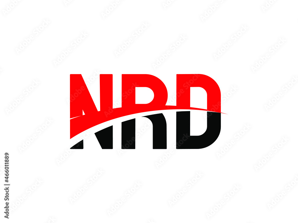 NRD Letter Initial Logo Design Vector Illustration NRD Letter Initial Logo Design Vector Illustration