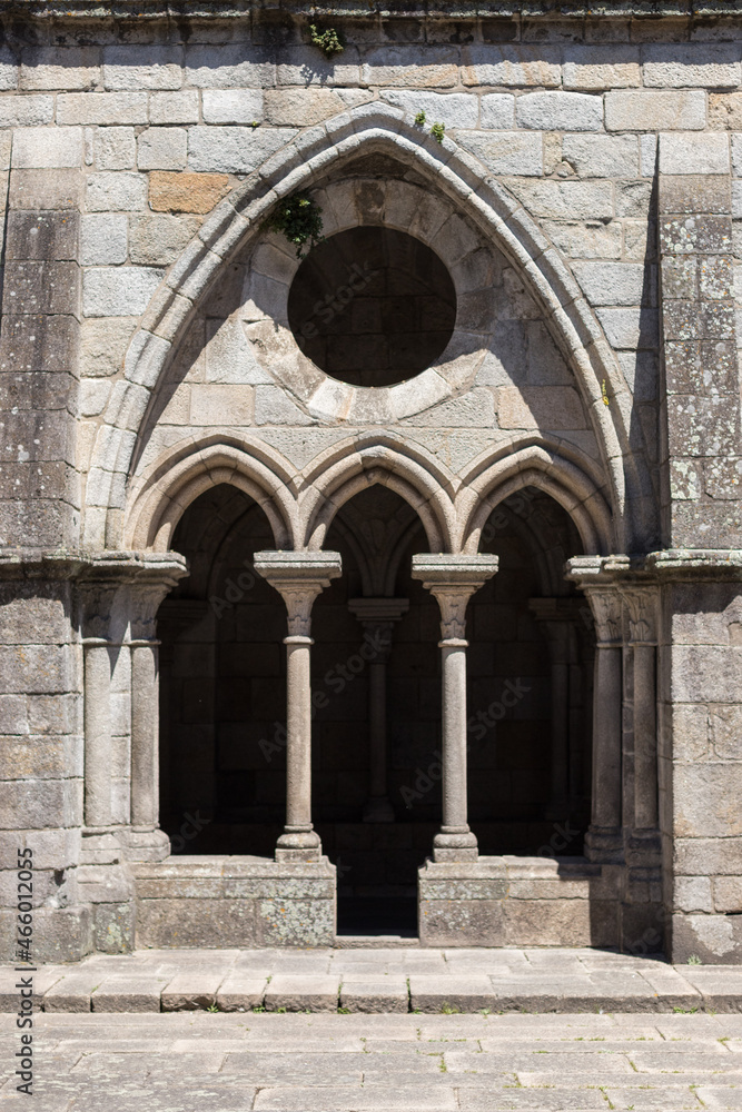 Gothic cloisters of the Porto Cathedral, Oporto