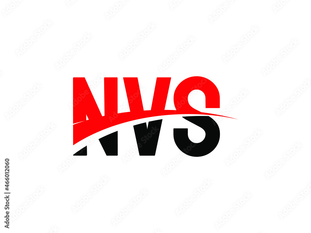 NVS Letter Initial Logo Design Vector Illustration NVS Letter Initial Logo Design Vector Illustration