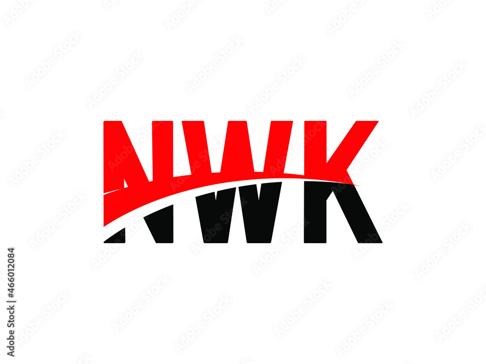 Fototapeta premium NWK Letter Initial Logo Design Vector Illustration