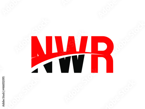 NWR Letter Initial Logo Design Vector Illustration
