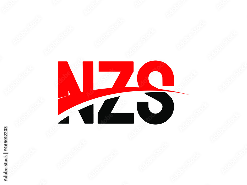 NZS Letter Initial Logo Design Vector Illustration NZS Letter Initial Logo Design Vector Illustration