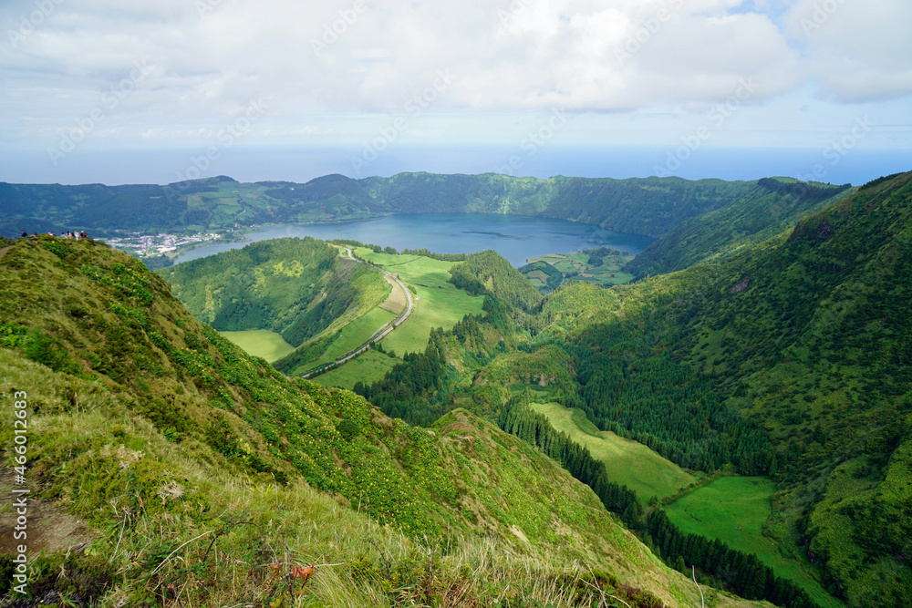 Fototapeta premium amazing landscape on the azores islands