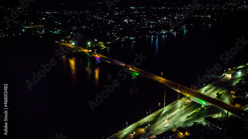 Puente en la ciudad ( durante la noche) 3 photo