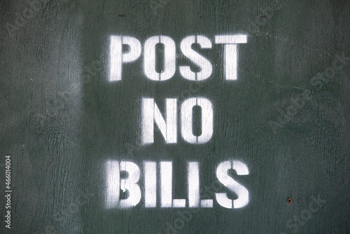 POST NO BILLS