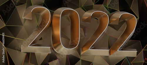 2022 jahr premium in 3d
