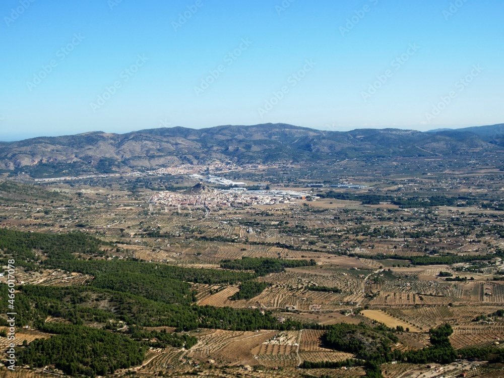 Castalla y Onil desde El Despeñador Alicante Comunidad Valenciana España 