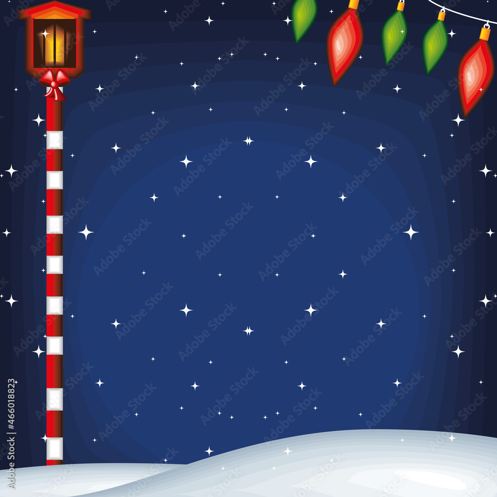 Fototapeta premium christmas night celebration