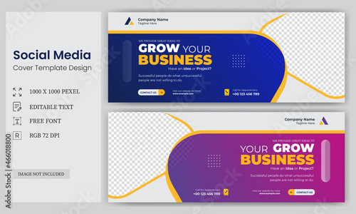 social media cover vector templates fully editable, advertising design, social media banner post, Business conference, webinar facebook cover, business Facebook Cover Design,  web banner template 