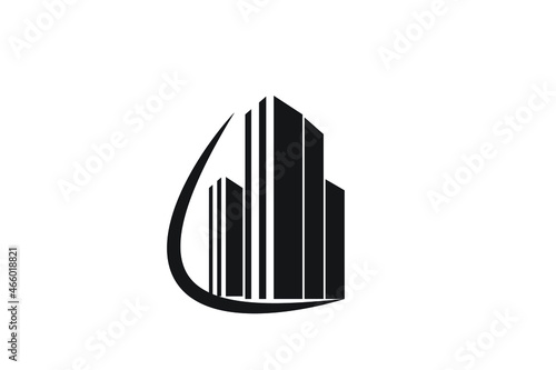 building, house, home, villa, logo, building logo, real estate ,house logo, hm logo , building icon , house icon , home icon , city, city logo, city icon , villa logo, villa icon , vector, industrial,