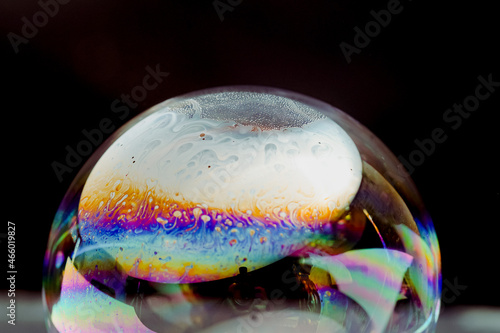 macro soap bubbles made with dish soap.
detergent bubbles. Imitation of an unknown planet. Children's entertainment. Science fiction.