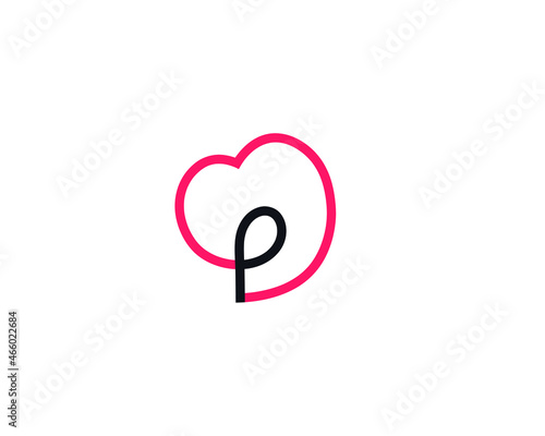 MP Abstract Letters Logo Monogram