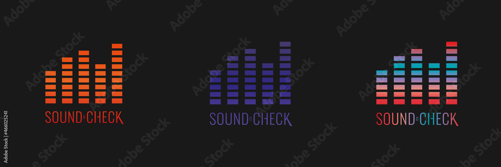 logo illustration for recording studios, DJs and music venues
