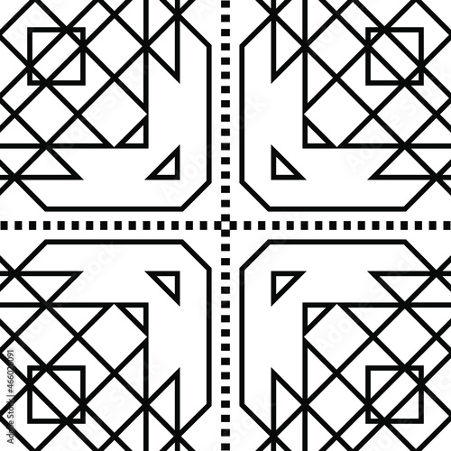 Seamless tribal texture. Seamless pattern. Vector EPS 10.